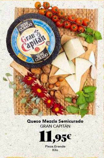 Gadis Queso Mezcla Semicurado Gran Capitan oferta