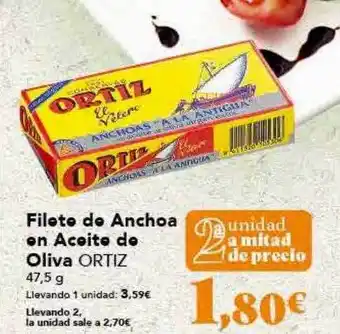 Gadis Filete De Anchoa En Aceite De Oliva Ortiz oferta