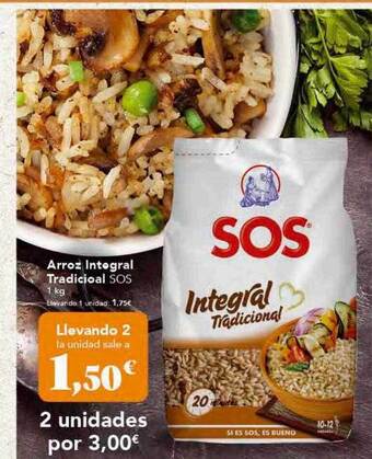 Gadis Arroz Integral Tradicional Sos oferta