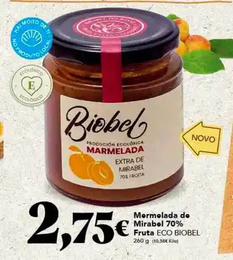 Gadis Mermelada De Mirabel 70% Fruta Eco Biobel oferta