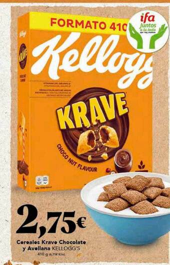 Gadis Cereales Krave Chocolate Y Avellana Kellogg's oferta