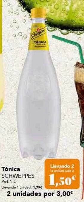 Gadis Tónica Schweppes oferta