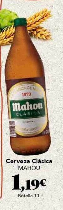 Gadis Cerveza Clásica Mahou oferta