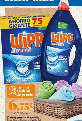 Gadis Detergente Wipp Express oferta