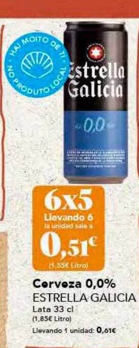 Gadis Cerveza 0.0% Estrella Galicia oferta
