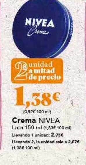 Gadis Crema Nivea oferta