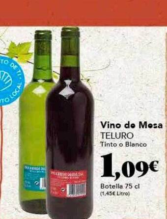 Gadis Vino De Mesa Teluro oferta