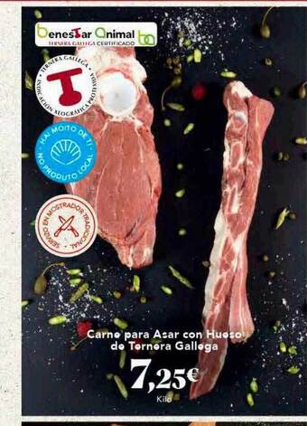 Gadis Carne Para Asar Con Hueso De Ternera Gallega oferta