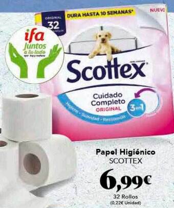 Gadis Papel Higiénico Scottex oferta