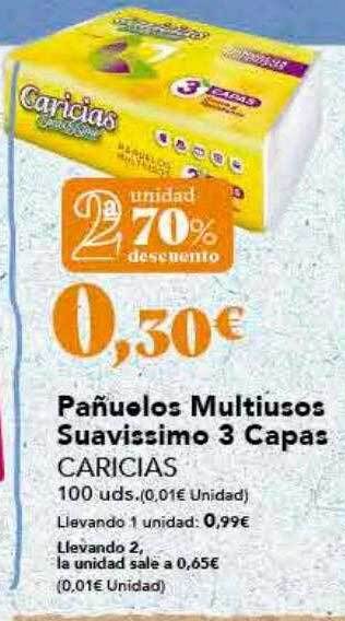 Gadis Pañuelos Multiusos Suavissimo 3 Capas Caricias oferta
