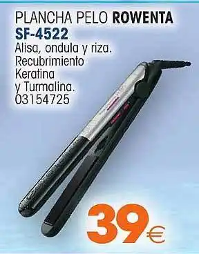 Master Cadena Plancha Pelo Rowenta oferta