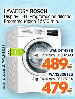 Master Cadena Lavadora Bosch oferta