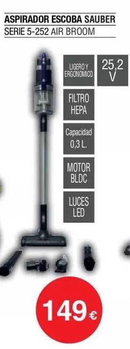 Milar Aspirador Escoba Sauber oferta