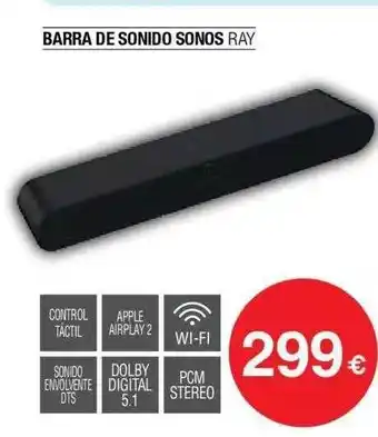 Milar Barra De Sonido Sonos Ray oferta