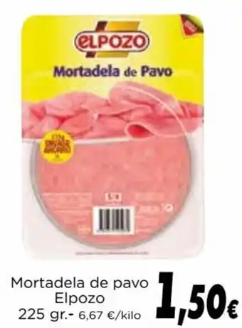 Proxi Elpozo Mortadela de pavo 225 gr. oferta
