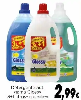 Proxi Glossy Detergente Aut. Gama Glossy 3+1 Litros oferta