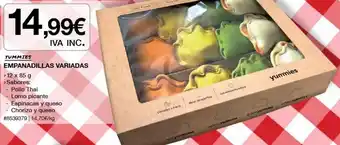 Costco Yummies Empanadillas Variadas 12 x 85 g oferta