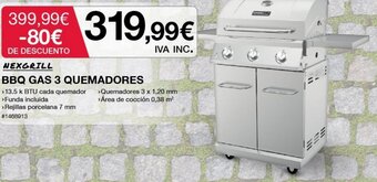 Costco Nexgrill BBQ Gas 3 Quemadores oferta