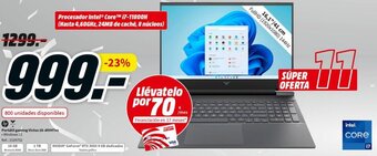 MediaMarkt HP Portátil Gaming Victus 16-D0047NS oferta