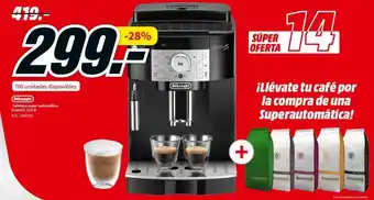 MediaMarkt DeLonghi Cafetera Super Automática Ecam22.113.B oferta