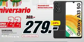 MediaMarkt Samsung Galaxy A33 5G Smartphone oferta