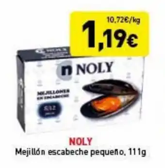 Hiperber Noly Mejillón Escabeche Pequeño, 111 g oferta