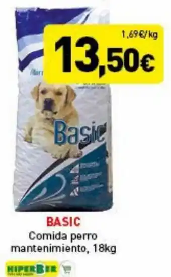 Basic Comida Perro Mantenimiento, 18 kg