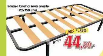 Hipo Gegant Sommier Lamina Semi Ample 90x190 Cms oferta