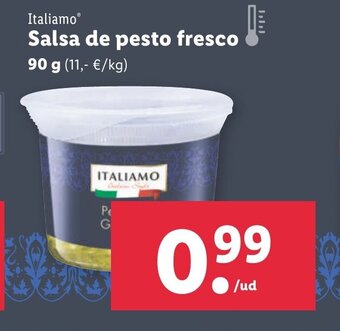 Lidl Italiamo Salsa de pesto fresco 90 g oferta