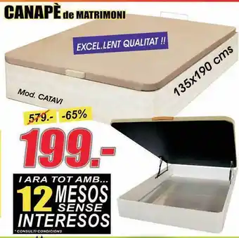 Hipo Gegant Canapè De Matrimoni oferta