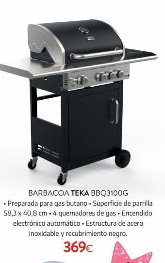 Tien 21 Barbacoa teka bbq3100g oferta