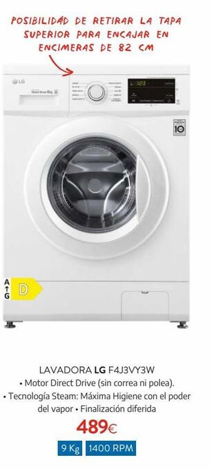 Tien 21 Lavadora lg f4j3vy3w oferta