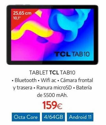Tien 21 Tablet tcl tab10 oferta
