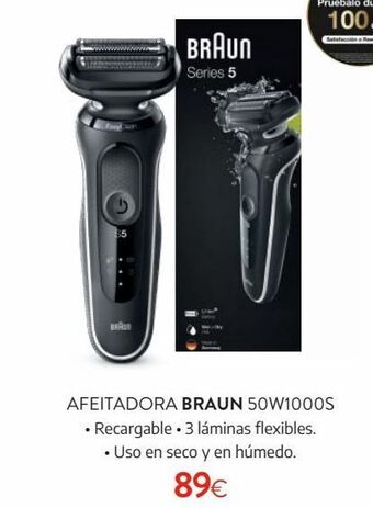 Tien 21 Afeitadora braun 50w1000s oferta