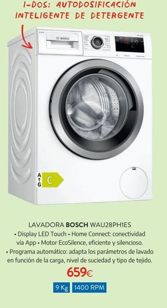 Tien 21 Lavadora bosch wau28ph1es oferta