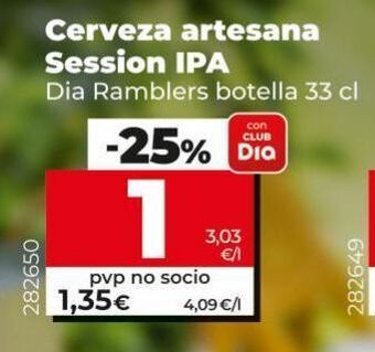 Maxi Dia Cerveza artesana session ipa oferta