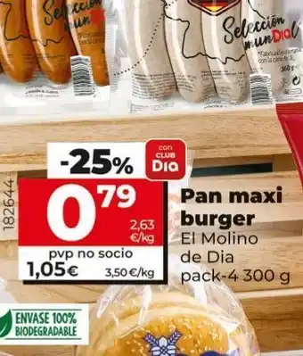 Maxi Dia Pan de hamburguesa dia oferta