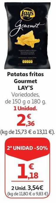 Alcampo Patatas fritas lay's oferta