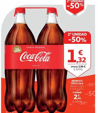 Alcampo Refresco de cola coca-cola oferta