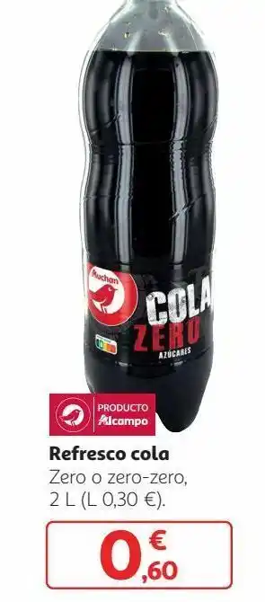 Alcampo Refresco de cola auchan oferta