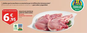Alcampo Chuletas de lomo de cerdo oferta