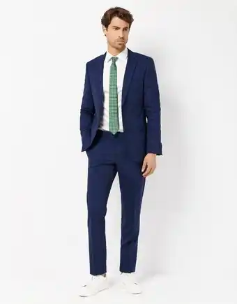 Roberto Verino Traje half canvas slim fit liso azulón oferta