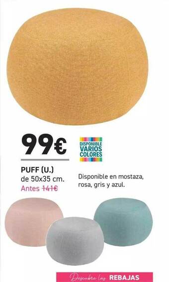 Merkamueble Puff oferta
