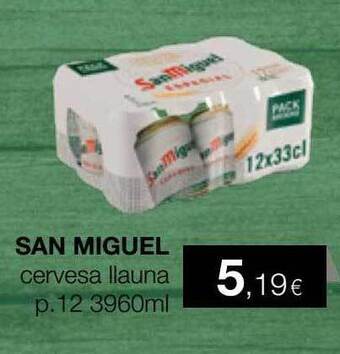 Plusfresc San Miguel Cervesa Llauna oferta