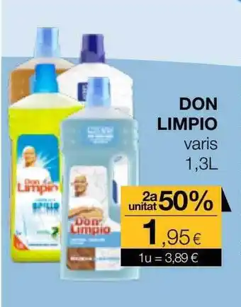 Plusfresc 2a Unitat 50% Don Limpio Varis oferta