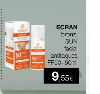 Plusfresc Ecran Bronz. Sun Facial Antitaques Fp50 oferta