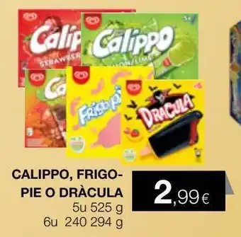 Plusfresc Calippo Frigo-pie O Dràcula oferta