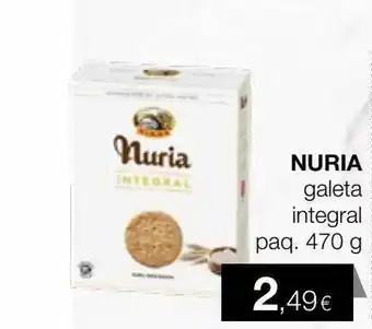 Plusfresc Nuria Galeta Integral Paq oferta