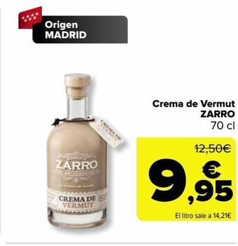 Carrefour Crema de vermut zarro oferta