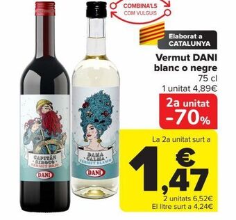 Carrefour Vermut dani blanc o negre oferta